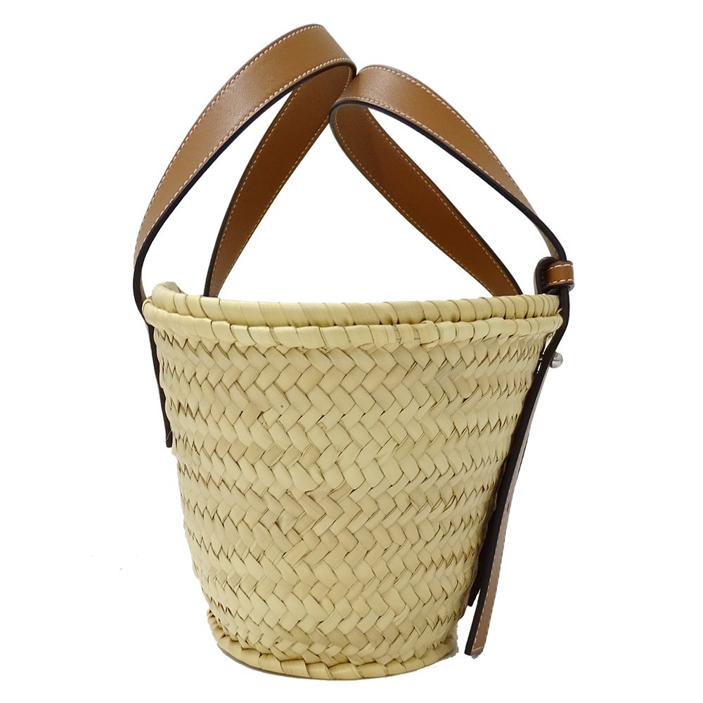 Loewe Bag Handbag Palm Leaf Calf Leather Basket Bag Small Natural Tan Beige — view 4