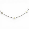 Prada 925 Triangle Logo Necklace Silver White Recommended