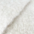 Loewe Mohair Wool Anag Lambskin Patch with Fringe Scarf White — view 3