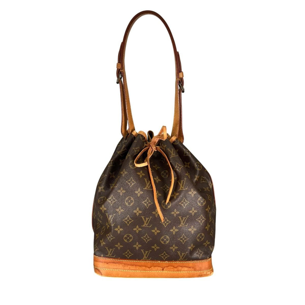 Louis Vuitton Monogram Drawstring Shoulder Back Noe Bag Brown