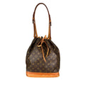 Louis Vuitton Monogram Drawstring Shoulder Back Noe Bag Brown