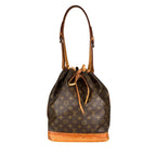 Louis Vuitton Monogram Drawstring Shoulder Back Noe Bag Brown