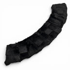 Chanel CC Logo Rabbit Fur Lapin Tippet Shawl Black 42 Scarf — view 7