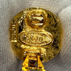 Chanel Vintage 28 CC Logo Earrings Gold French — view 7