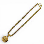 Chanel Vintage CC Logo Chain Necklace Pendant Gold — view 3