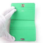 Hermes Medall Card Case Veau Epsom Vert Comic Silver — view 6