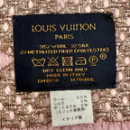 Louis Vuitton Echarpe Logo Mania Shine Wool Silk Blend Scarf Pink Gold — view 6