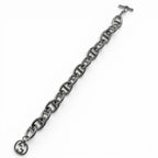 Gucci Vintage Anchor Chain Interlocking Bracelet Silver — view 2