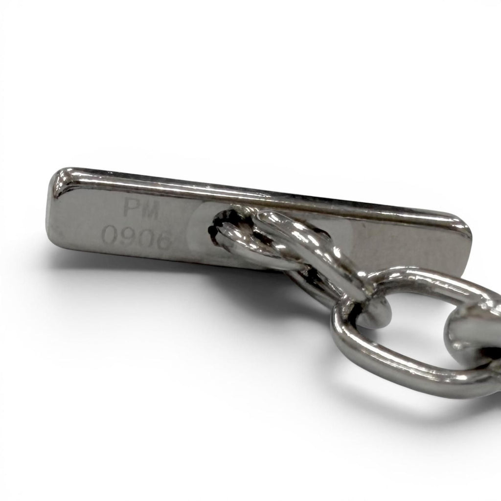 Gucci Vintage Anchor Chain Interlocking Bracelet Silver — view 5