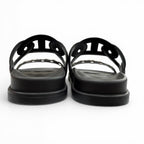 Hermes Extra Chaine D'ancre Rubber Sandals Black — view 5