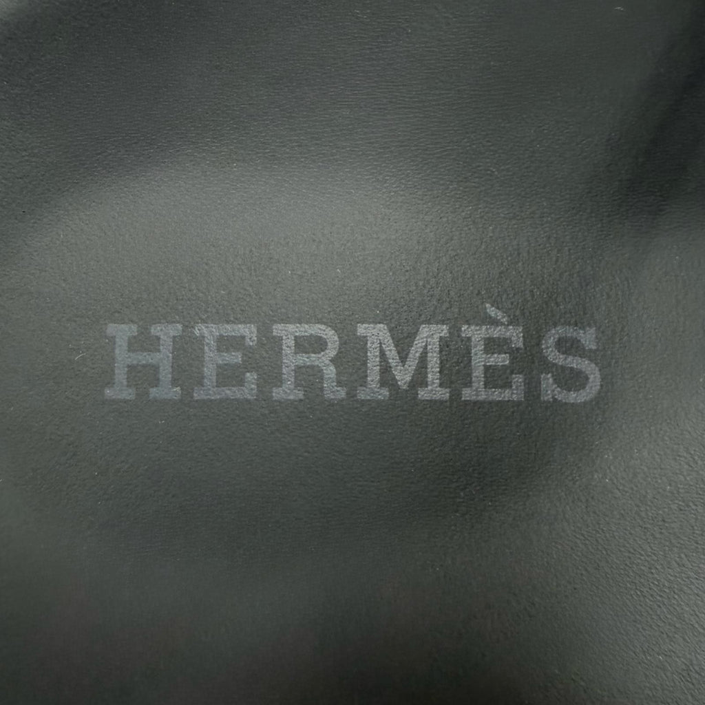 Hermes Extra Chaine D'ancre Rubber Sandals Black — view 9
