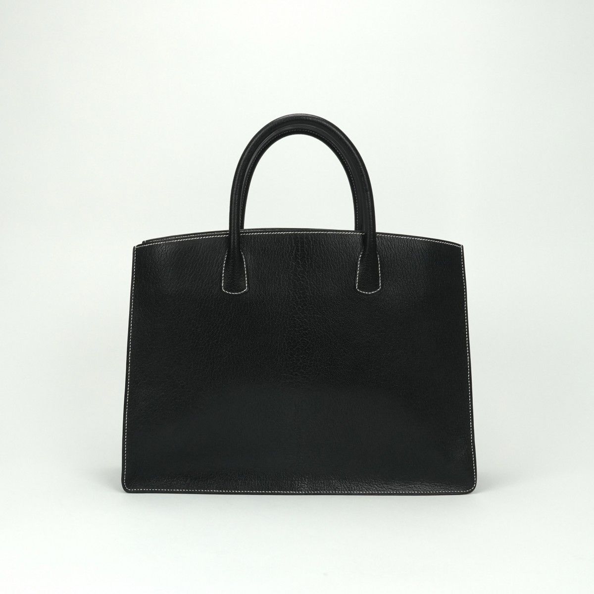 Hermes White Bus GM Tote Schenbre Coromandel Noir Pearl Gray Black Silver — view 3