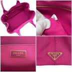 Prada Tote Canapa Pink — view 3