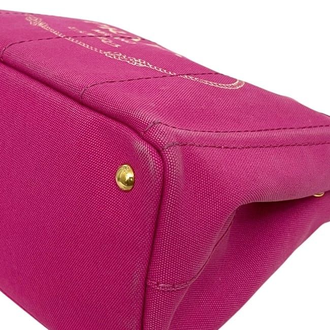 Prada Tote Canapa Pink — view 8
