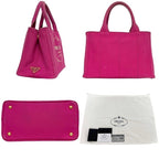 Prada Tote Canapa Pink — view 2