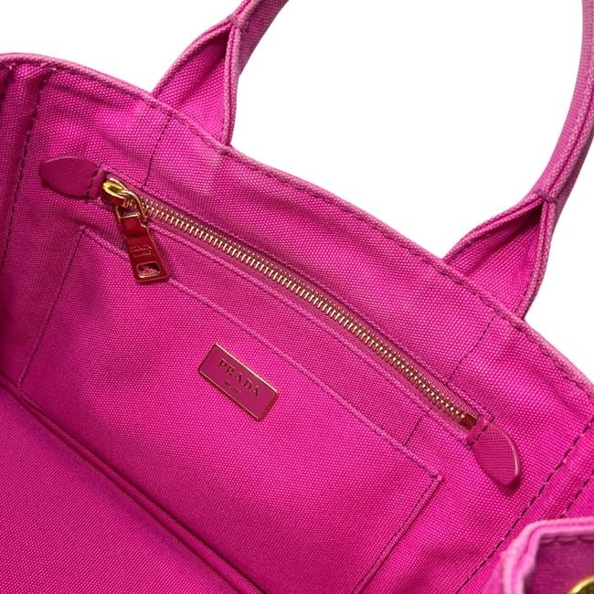 Prada Tote Canapa Pink — view 4