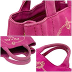 Prada Tote Canapa Pink — view 6