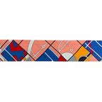 Hermes Ribbon Scarf Twilly Pink Blue Cleaned — view 5