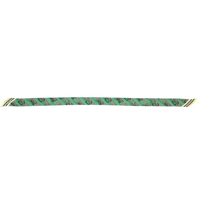Fendi Ribbon Scarf Wrap Green Cleaned — view 2
