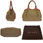 Gucci Tote Beige Orange GG Canvas Interlocking — view 2