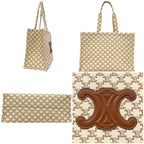 Celine Tote Large Cabas Thais Beige Brown Triomphe — view 2