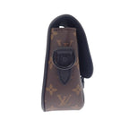 Louis Vuitton Montsouris Messenger PM Shoulder Bag Monogram Macassar Canvas — view 3