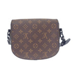 Louis Vuitton Montsouris Messenger PM Shoulder Bag Monogram Macassar Canvas — view 2