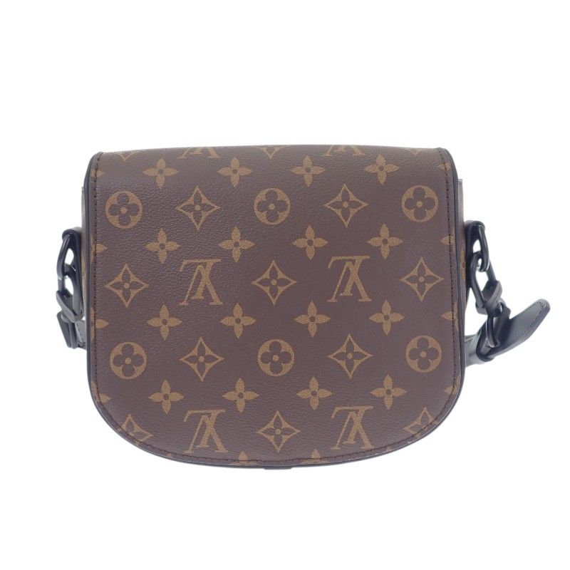 Louis Vuitton Montsouris Messenger PM Shoulder Bag Monogram Macassar Canvas — view 2