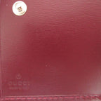 Gucci GG Shadow Compact Wallet Leather Red Bifold — view 9