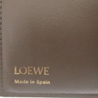 Loewe Pebble Small Vertical Wallet Leather Khaki Trifold — view 8