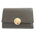 Loewe Pebble Small Vertical Wallet Leather Khaki Trifold