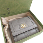 Gucci GG Matelasse Leather Gray Bifold Wallet — view 2