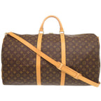 Louis Vuitton Keepall Bandouliere 60 Monogram Boston Bag