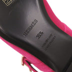 Hermes Jane 35.5 Velour Fuchsia Ballet Shoes — view 9