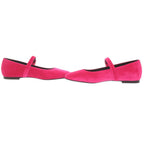 Hermes Jane 35.5 Velour Fuchsia Ballet Shoes — view 7