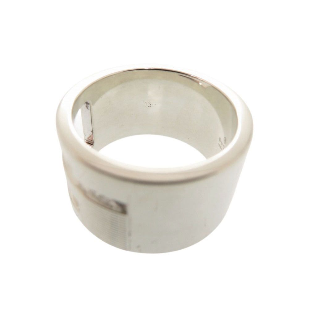 Gucci Cutout Wide 925 Sterling Silver Ring