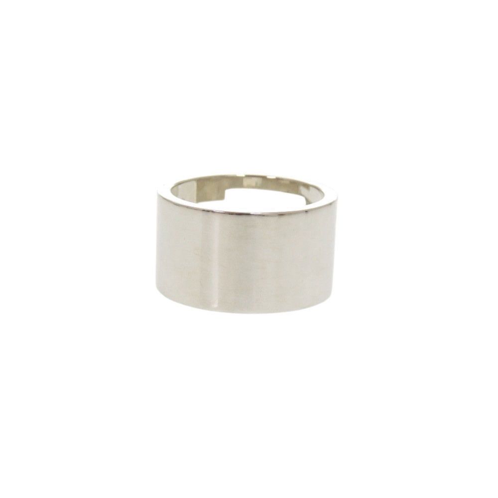 Gucci Cutout Wide 925 Sterling Silver Ring