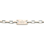Gucci Logo Plate 925 Sterling Silver Necklace Pendant — view 5