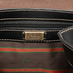Loewe Velazquez 2-Way Shoulder Bag Black Brown Leather — view 5
