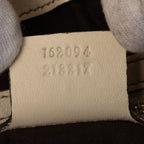 Gucci Interlocking New Brid Tote Shoulder Bag Ivory Beige Leather — view 6