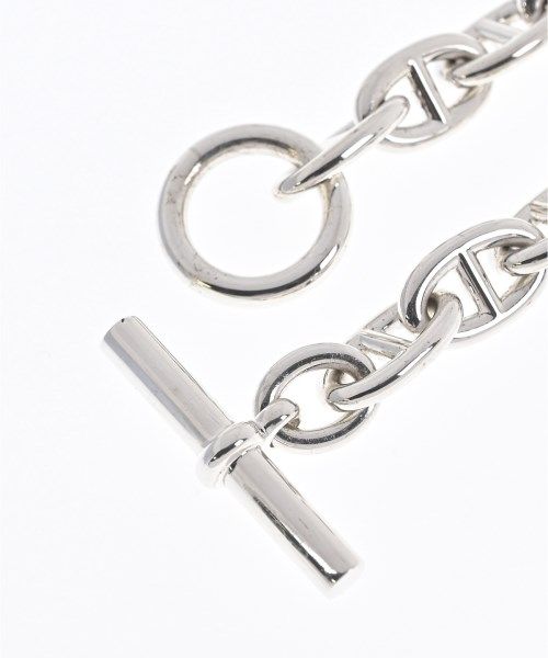 Hermes Bracelet Bangle Silver — view 3