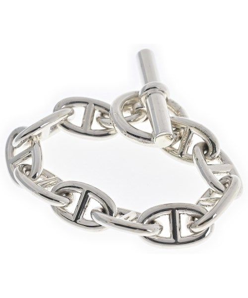 Hermes Bracelet Bangle Silver — view 2