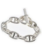 Hermes Bracelet Bangle Silver — view 2