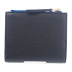 Celine Compact Wallet Bifold Calf Black Blue Gold — view 2