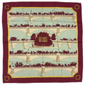 Hermes Carre 90 Scarf Silk les Ponts de Paris Bridges