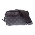 Louis Vuitton Alpha Messenger Shoulder Bag Monogram Eclipse Black Travel