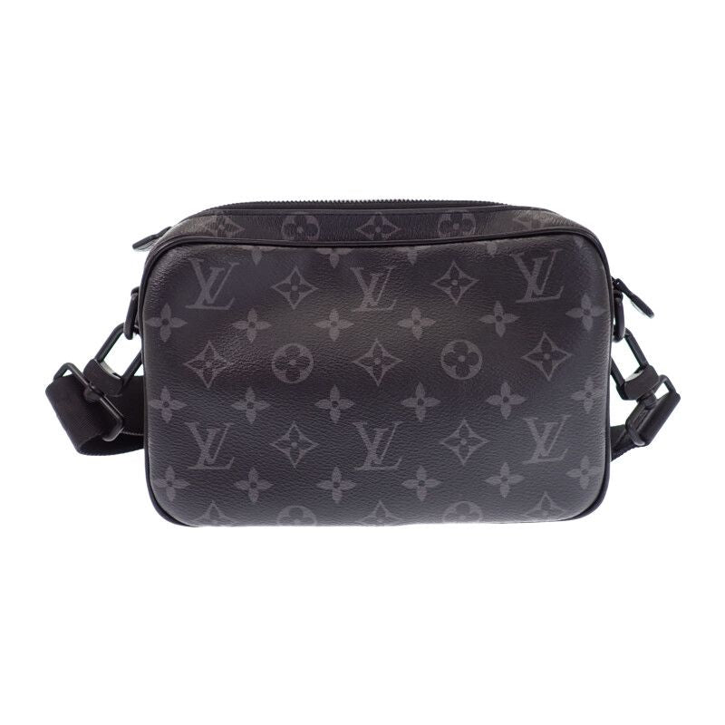 Louis Vuitton Alpha Messenger Shoulder Bag Monogram Eclipse Black Travel — view 2