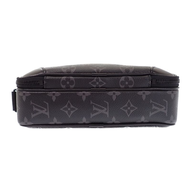 Louis Vuitton Alpha Messenger Shoulder Bag Monogram Eclipse Black Travel — view 6