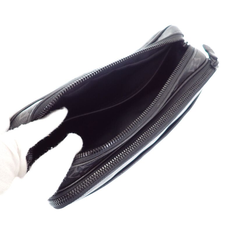 Louis Vuitton Alpha Messenger Shoulder Bag Monogram Eclipse Black Travel — view 7
