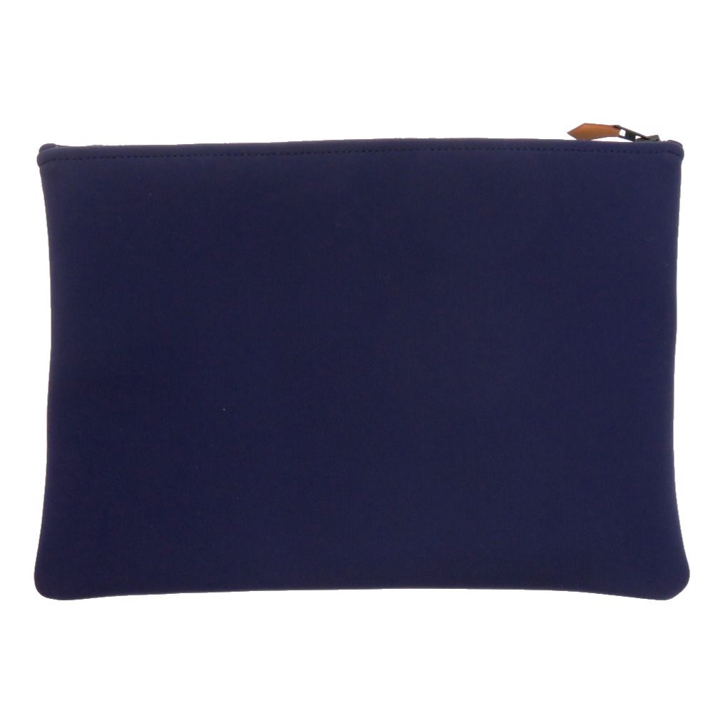 Hermes Neobain GM Nylon Polyurethane Blue Marine Pouch Navy — view 2